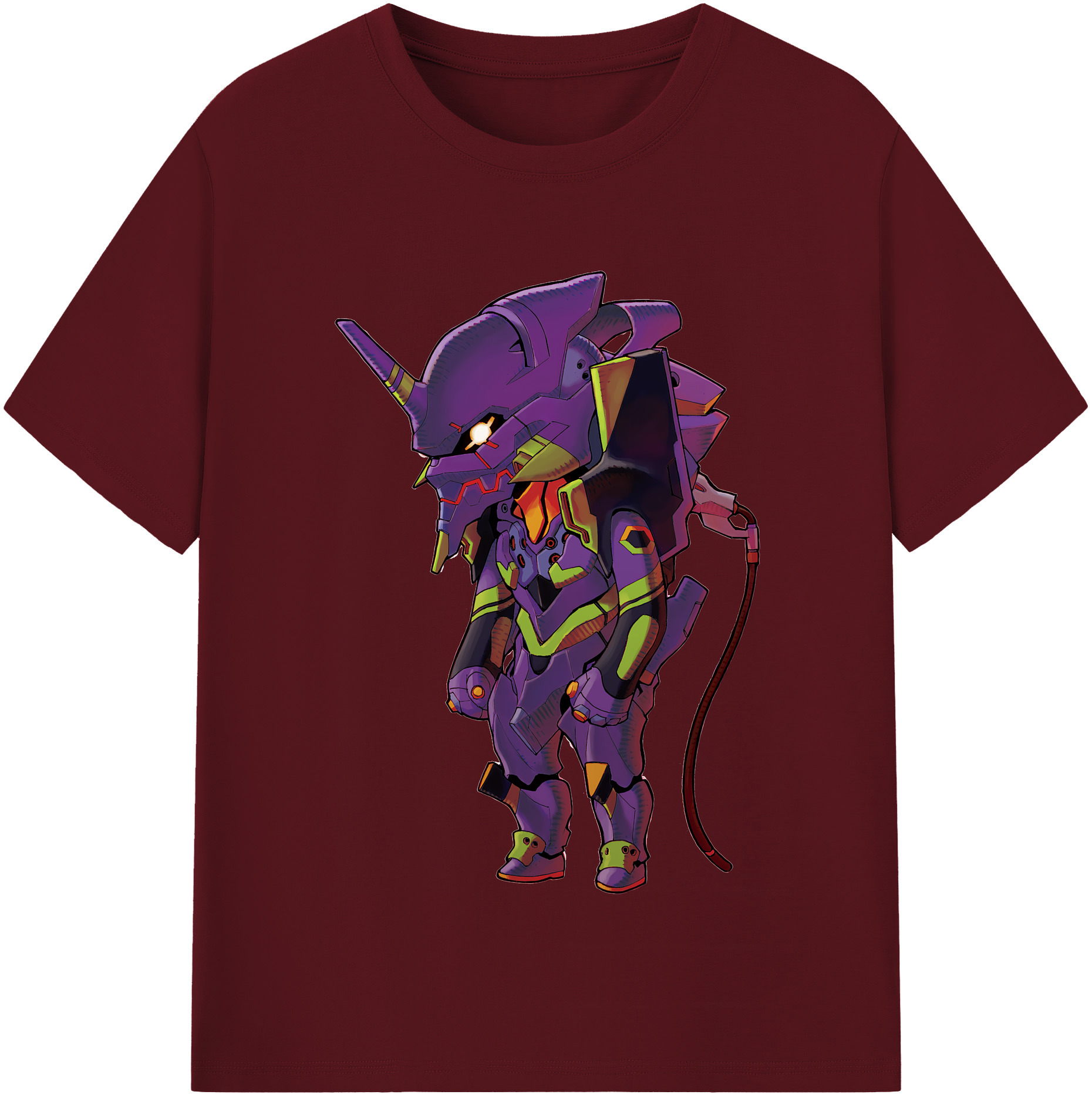 （画像用） EVA 新世紀エヴァンゲリオン 綿100％半袖Tシャツ（フロントプリント）